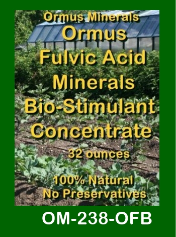 Ormus Minerals Ormus Fulvic Acid Minerals Bio-Stimulant Concentrate store