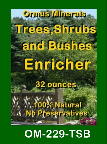 Ormus Minerals Trees Shrubs and Bushes Enricher store