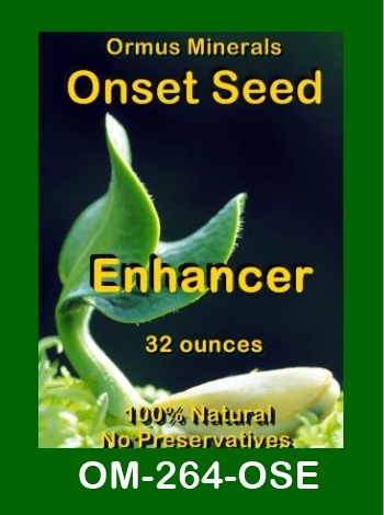 Ormus Minerals Onset Seed Enhancer store
