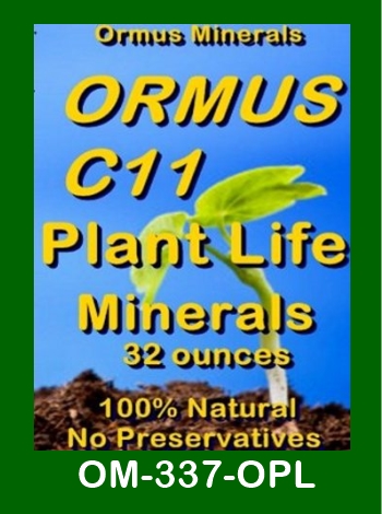 Ormus Minerals Ormus c=11 Plant Life Minerals store