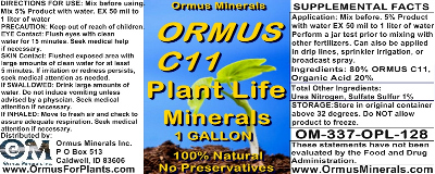 Ormus Minerals Ormus C11 Plant Life web